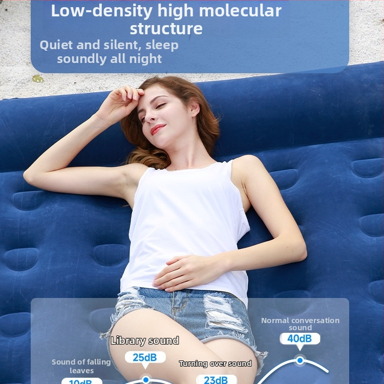 Puhkevoodi telkimiseks ühe inimese jaoks – kaasaskantav, kokkupandav automaatse täitmisega, mudel F986TH58HJ67TT, pind komposiitmaterjalist