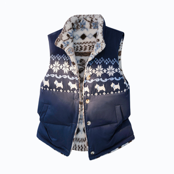 Vyriska dvipusė žieminė liemenė, 80% poliesteris, šoniniai kišenės