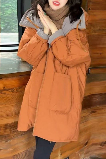 Ženski kaput Chenille s Spandexom, punilo Silk-Cotton, ultra kratka duljina, dugi rukavi, bez ovratnika, zatvarač