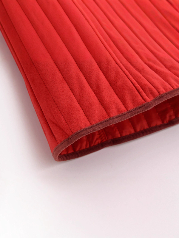 Palton din bumbac cu panouri de catifea, croială lejeră, guler rotund, mâneci lungi, primăvara 2025