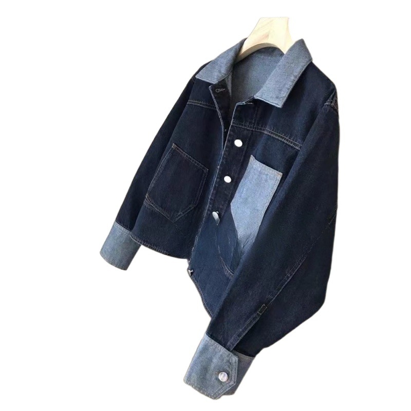 Traper jakna s polo ovratnikom, duge rukave, 95% pamuk, gradski stil