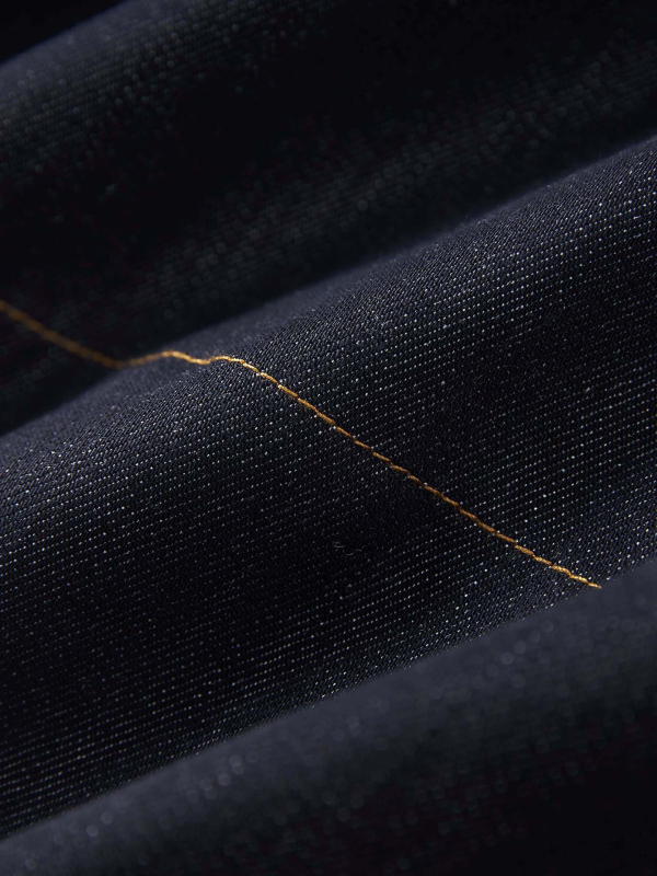 Džins jakna s labavim krojem, duge rukave, retro stil, Bamboo Tencel denim tkanina, jesen-zima