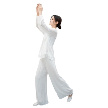 Етно-дзен двучастков комплект за медитация и йога за сцена – памук, съдържание над 95%, колaжно шиене, Есен 2024