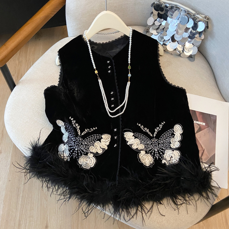 Женска жилетка – памук-полиестер плат, основен състав полиестер (<30%), универсален модел