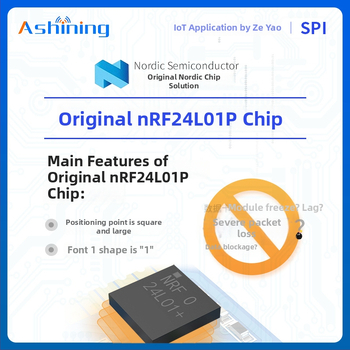 Ashining/Zeyao bezvadu RF transceiver modulis NRF24L01, 2.4 GHz caurspīdīga datu pārraide