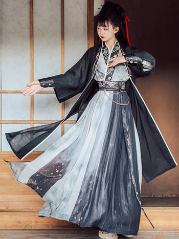 Hanfu cosplay odjevni komad u stilu Song dinastije, dužine do struka, unisex, kašmir 95%+