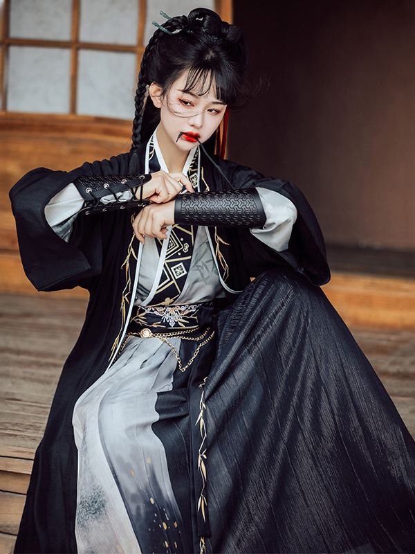 Hanfu cosplay odjevni komad u stilu Song dinastije, dužine do struka, unisex, kašmir 95%+