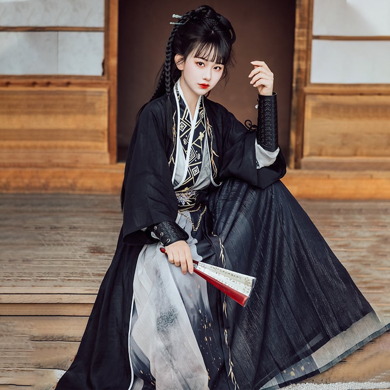 Hanfu cosplay odjevni komad u stilu Song dinastije, dužine do struka, unisex, kašmir 95%+