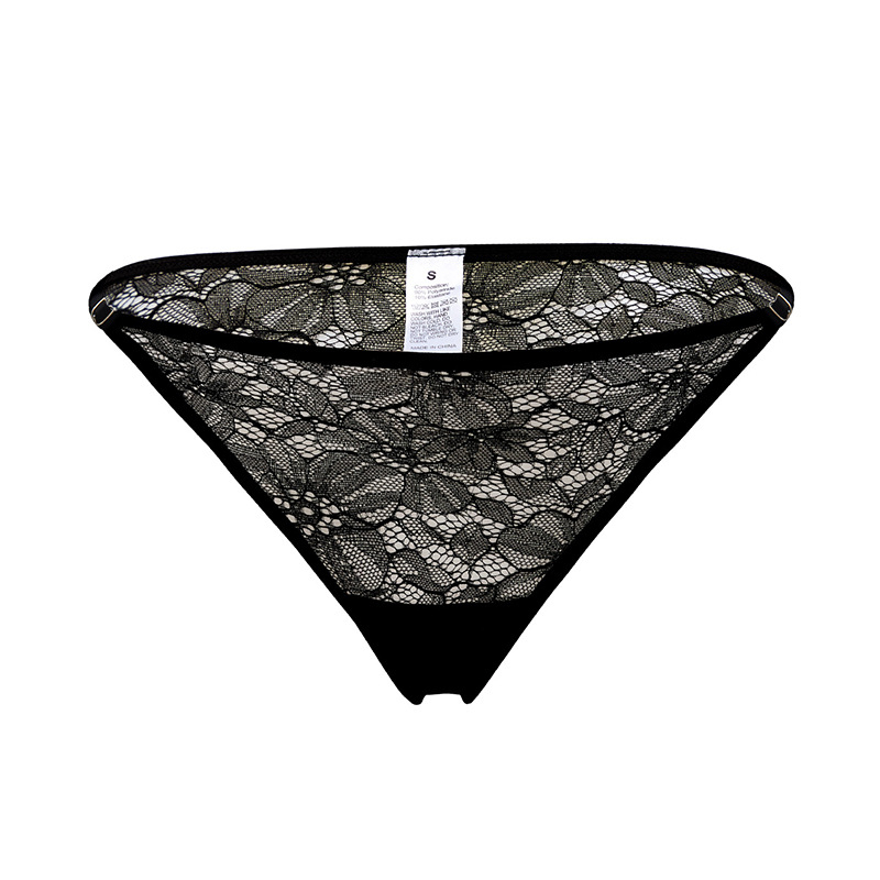 Ženske gaćice s niskim struka, čipka, poluprozirne, prozračan najlon, podesivi pojas