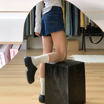 Farmer rövidnadrág, magas derekú, 3/4 hossz, bő szárú szabás, városi stílus, pamut 50–70%