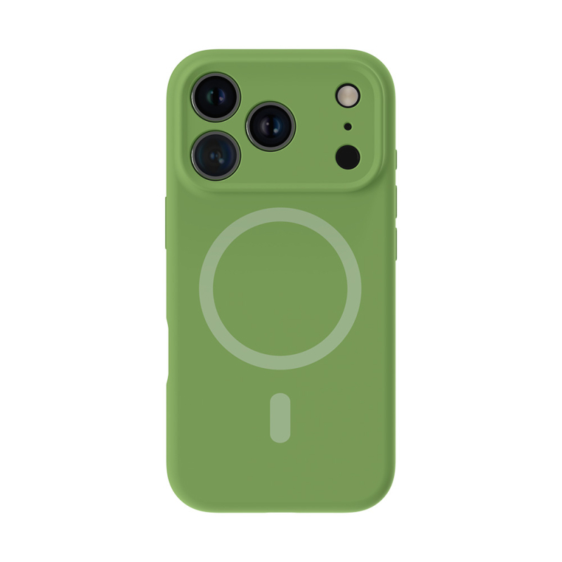 Magnetické puzdro z tekutého silikónu pre iPhone 13/13 Pro, 13 Pro Max, 14 Pro a 14 Pro Max — matný povrch, odolné proti pádu, MagSafe kompatibilné, jednoduché a elegantné
