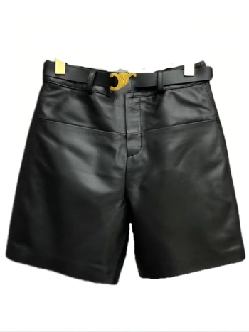 Ženske capri hlače od ovčje kože, srednji porast, britanski stil, jesen 2025