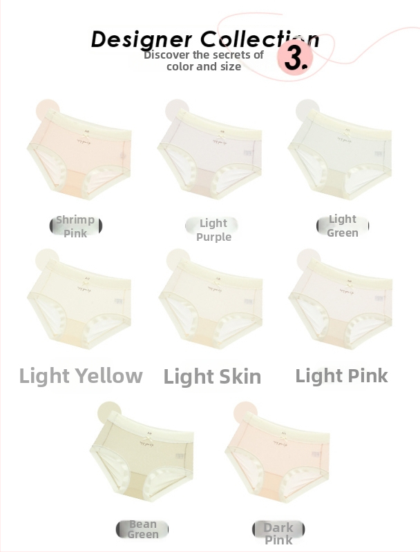 Ice Silk dámske nohavičky s stredne vysokým pásom — priedušné, rýchloschnúce, neviditeľné; hlavný materiál 70–80% nylon; priadza 61–70d; výstelka rozkroku viskóza 80–90%; jednofarebné
