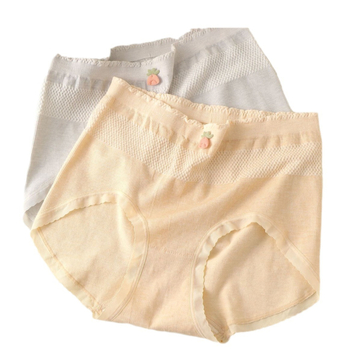 Moteriškos vidutinio juosmens kelnaitės iš viskozės jacquard audinio; sėdmenų pakėlimas, kvėpuojančios, pilvo kontrolė, antibakterinės; medvilninis intymi įdėklas.