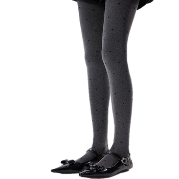 Masnis mintázatú harisnya, pamut, teljes hosszúságú, lábakkal, formázó