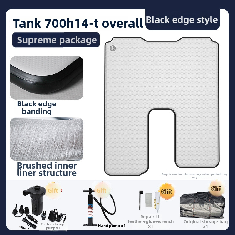 Univerzálna nafukovacia matrac pre Tank auto - eco PVC, automatické nafúknutie, prispôsobiteľné modely (verzie benzínu 400/500; 700hi4-t), nosnosť 500 kg