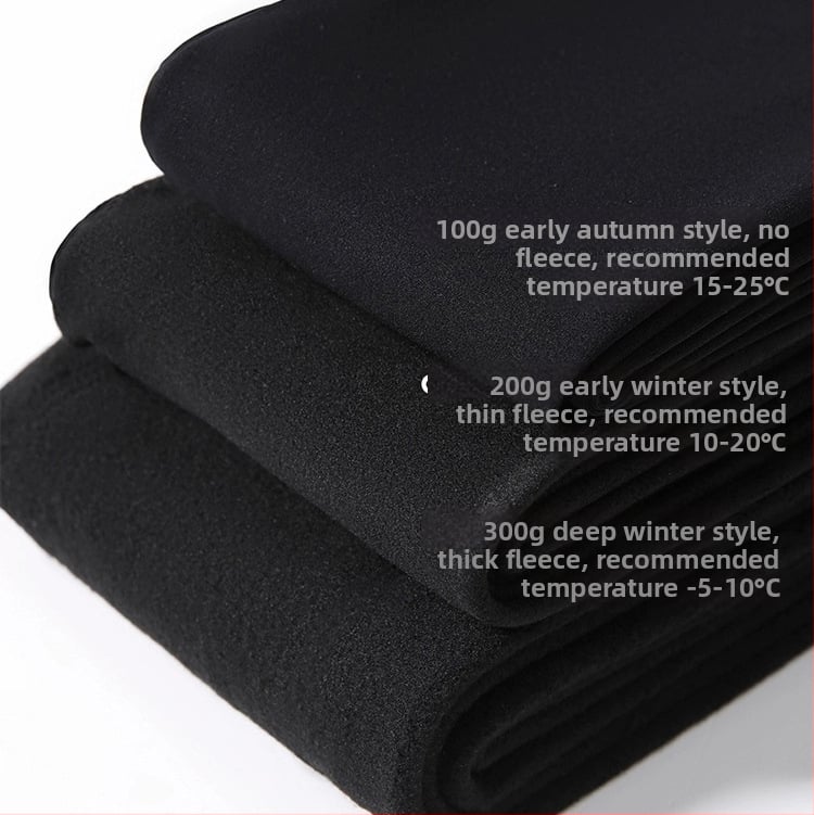 Najlon tajice od poliestera s flec podlogom, japanski stil, 70-80% poliester, podiže stražnjicu, oblikuje noge, jednobojni uzorak