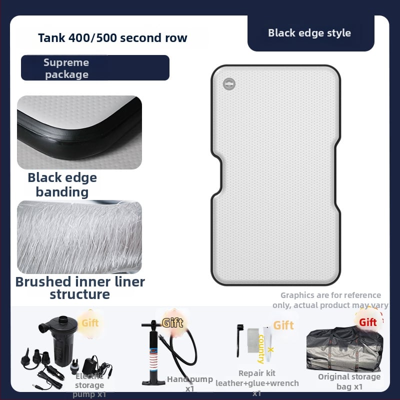Tank универсална надуваема постелка за открит туризъм - екологично ПВЦ, автоматично надуване, носимост 500 кг, персонализирани параметри