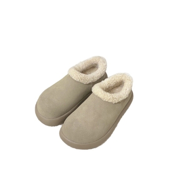 Sieviešu ziemas slip-on zābaki ar vilnas iekšpusi, ūdensdroši, pretslīdešana, ar bieza gumijas zoli