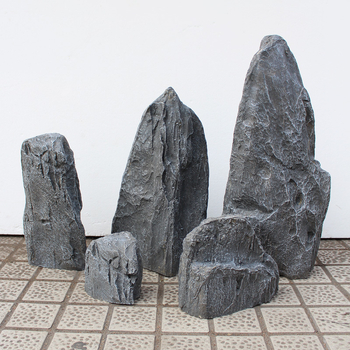 Изкуствен камък за градинско озеленяване – Glass Steel, пластмаса/смола, китайски стил, Процес на производство: Друг