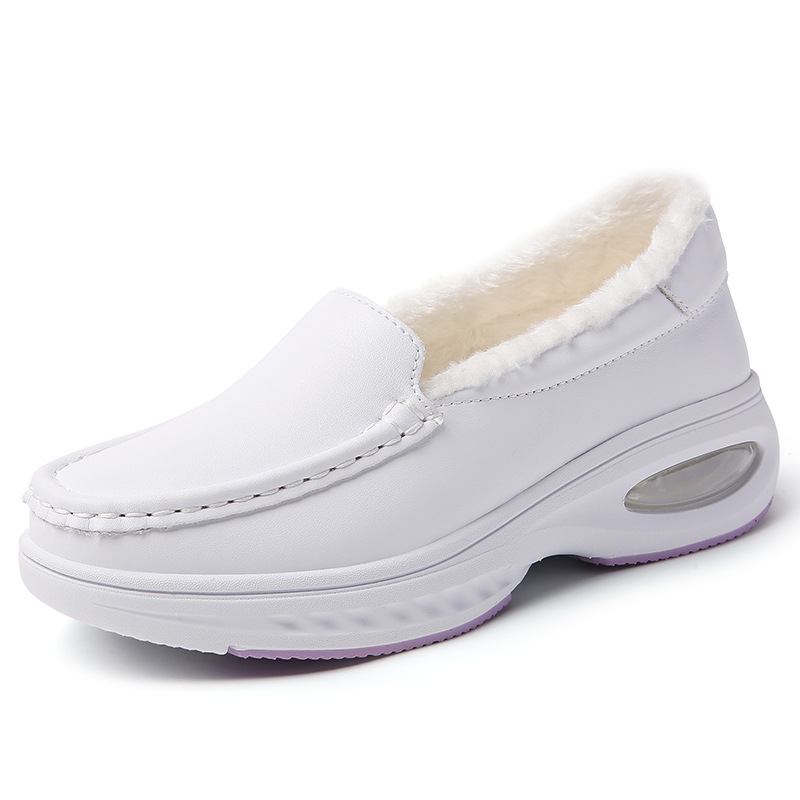 Dámske platformové slip-on topánky s kruhovou špičkou, vrchný materiál mikrovlákna, PU vložka, EVA podrážka