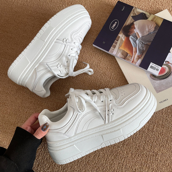 Ženske vintage casual tenisice s debelim potplatom, PU gornji dio, gumena potplata, niski gornji dio, sve sezone, PU ulošak