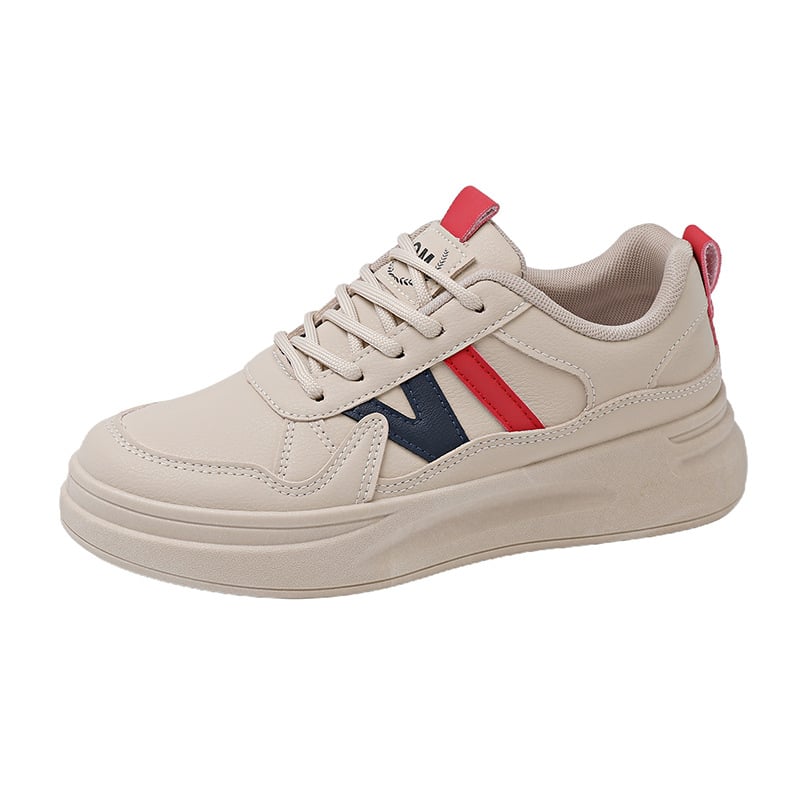 Ženske svakodnevne tenisice s debelom potplatom | gornji dio PU, unutarnja PU, gumeni potplat, povećanje visine 3–5 cm, vezanje