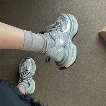 Muške tenisice dad shoes s debelim potplatom za povećanje visine | Gornji dio od sintetičke kože, mrežasti unutarnji dio, protuklizna potplata injekcijskim oblikovanjem