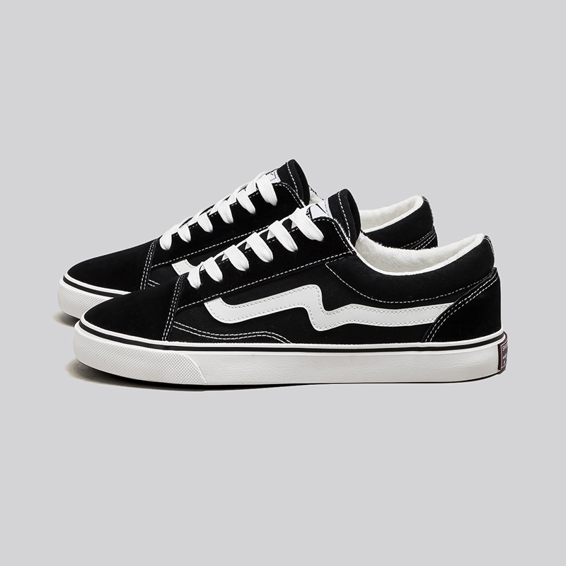 Pantofi din pânză pentru bărbați și femei, talpă din cauciuc, talpă vulcanizată, partea superioară din pânză, căptușeală din lână sintetică scurtă, iarnă, închidere cu șireturi, stil tineresc