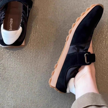 Forrest Gump Mary Jane обувки, суедова горна част, Velcro закопчаване, кръгъл нос, нисък ток, дебела подметка