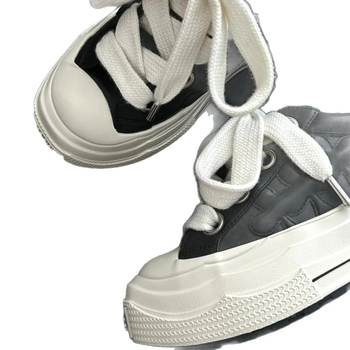 Casual tenisice s gornjim dijelom od split kože, gumena potplat, EVA ulošak, vezanje, okrugli vrh, srednja visina gornjeg dijela 3–7 cm, izdanje jesen 2025