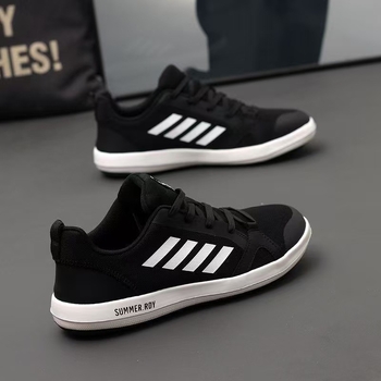 Muške ljetne sportske tenisice, prozračni gornji dio PU+ mreža, vezanje šnurkama, injekcijska potplata, tekstilna uložak