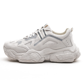 Férfi sportcipők Koreai stílusban, felsőrész szintetikus bőrből, talp gumiból, belső háló, fűzővel