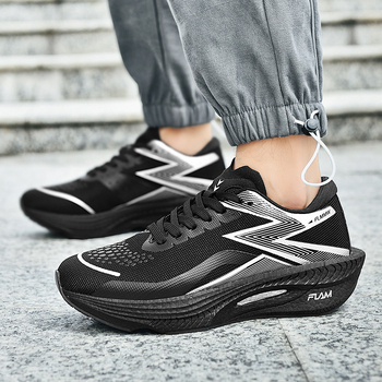 Pantofi de alergare - respirabili, unisex, partea superioară din plasă, PU talpă, cu șireturi