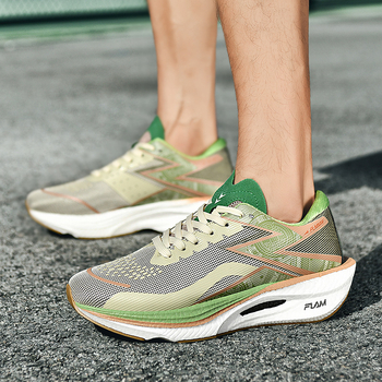 Pantofi de alergare - respirabili, unisex, partea superioară din plasă, PU talpă, cu șireturi