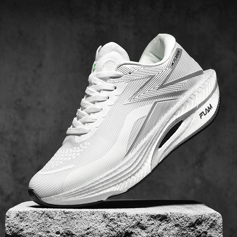 Pantofi de alergare - respirabili, unisex, partea superioară din plasă, PU talpă, cu șireturi