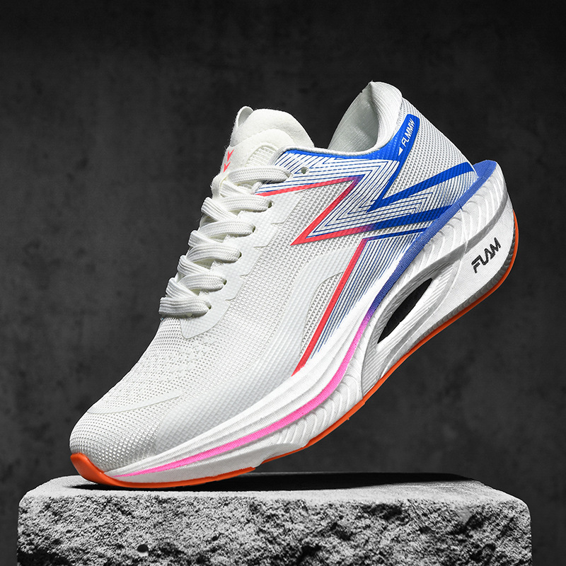 Pantofi de alergare - respirabili, unisex, partea superioară din plasă, PU talpă, cu șireturi