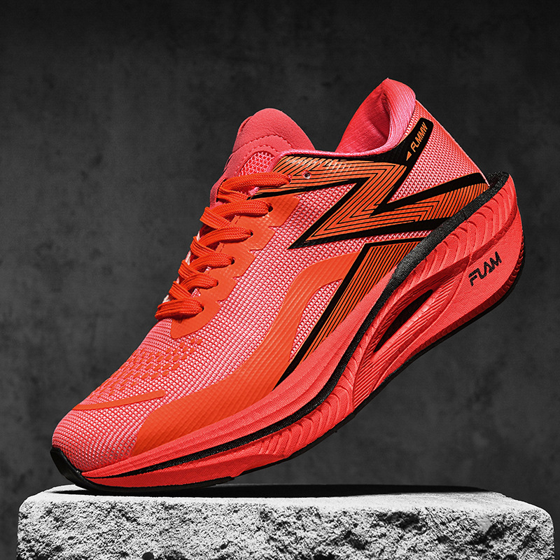 Pantofi de alergare - respirabili, unisex, partea superioară din plasă, PU talpă, cu șireturi