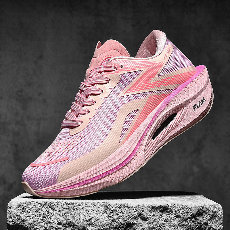 Pantofi de alergare - respirabili, unisex, partea superioară din plasă, PU talpă, cu șireturi