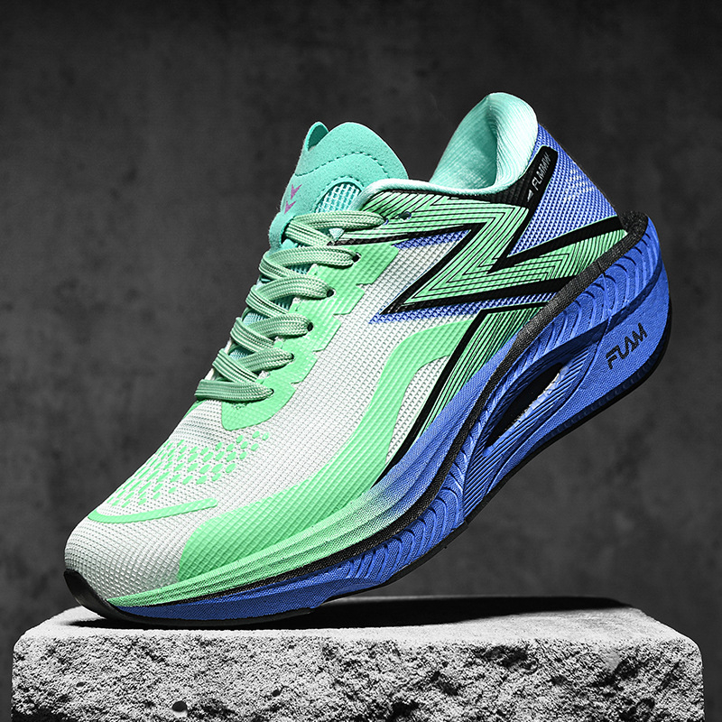 Pantofi de alergare - respirabili, unisex, partea superioară din plasă, PU talpă, cu șireturi