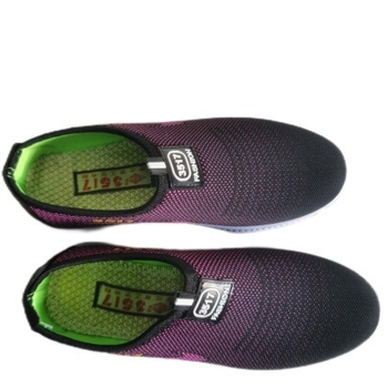 Dámske slip-on tenisky na chôdzu, priedušný polyesterový vrch, ľahké, špičatý nos, plochá podrážka