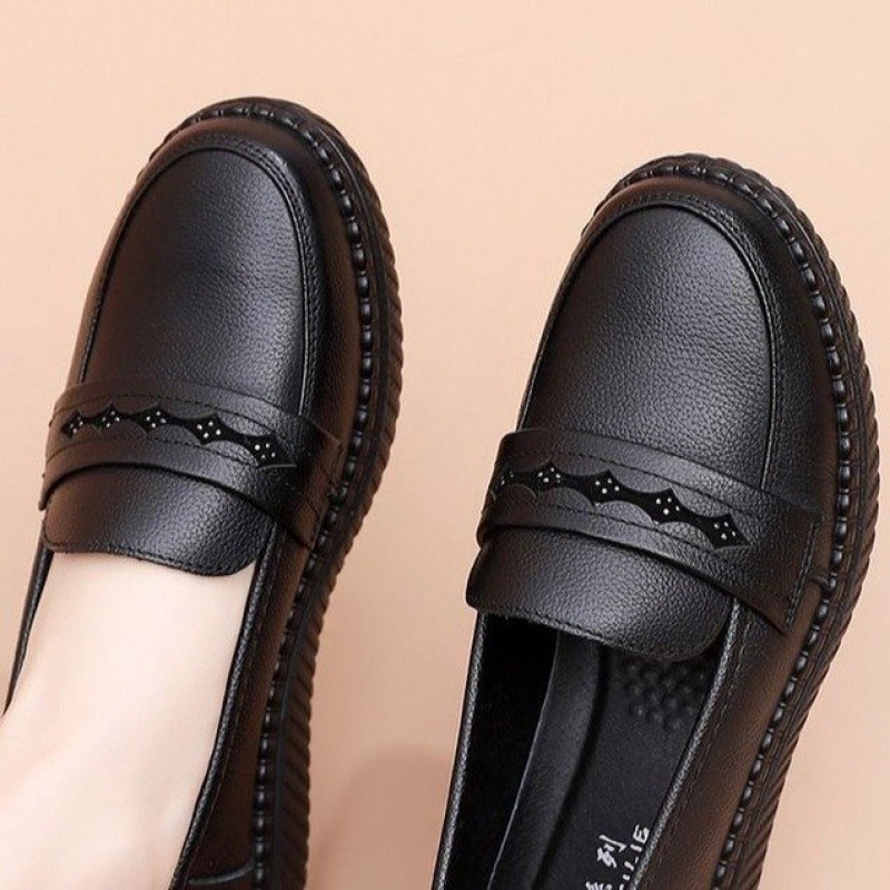 Unisex topánky z pravej kože s fleecovou podšívkou, okrúhla špička, saténový vrch, prvá vrstva hovädzej kože, gumová podrážka, PU podšívka, klinový podpätok 4–6 cm