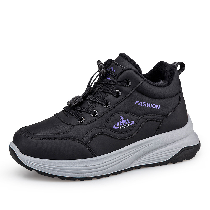 Unisex zimné topánky na chôdzu s mäkkou podrážkou, zapínanie na elastický pás, vršok z sieťoviny, EVA stielka, gumová podrážka