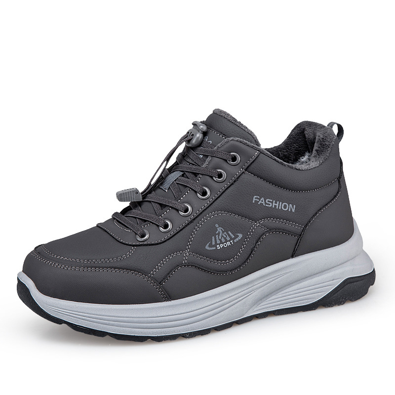 Unisex zimné topánky na chôdzu s mäkkou podrážkou, zapínanie na elastický pás, vršok z sieťoviny, EVA stielka, gumová podrážka