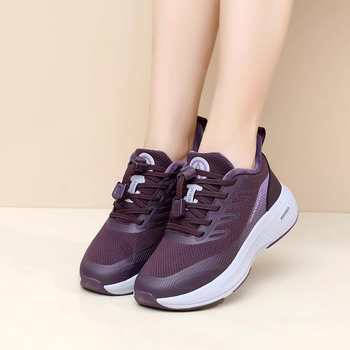 Dámske zimné bavlnené topánky, nízky strih, protišmyková EVA podrážka, výstelka z umelej kožušiny, zapínanie elastickou páskou