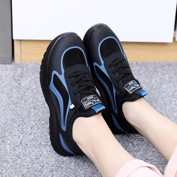 Dámske pohodlné voľnočasové tenisky na prechádzky, vrchný materiál mikrovlákno, okrúhla špička, nízky podpätok 1–3 cm, PU vstrekovaná podrážka