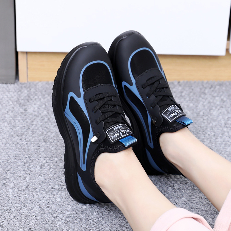 Dámske pohodlné voľnočasové tenisky na prechádzky, vrchný materiál mikrovlákno, okrúhla špička, nízky podpätok 1–3 cm, PU vstrekovaná podrážka