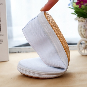 Pantofi dama de canvas, înalte, talpă din cauciuc, închidere cu bandă elastică, stil de relaxare