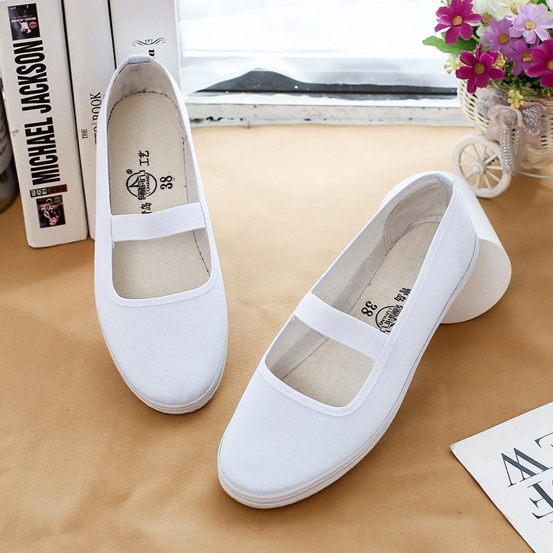 Pantofi dama de canvas, înalte, talpă din cauciuc, închidere cu bandă elastică, stil de relaxare