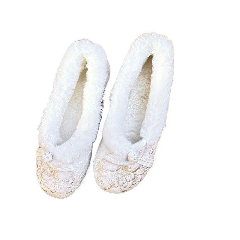 Pantofi damă PU slip-on, iarnă, fără toc, talpă vulcanizată, căptușeală caldă
